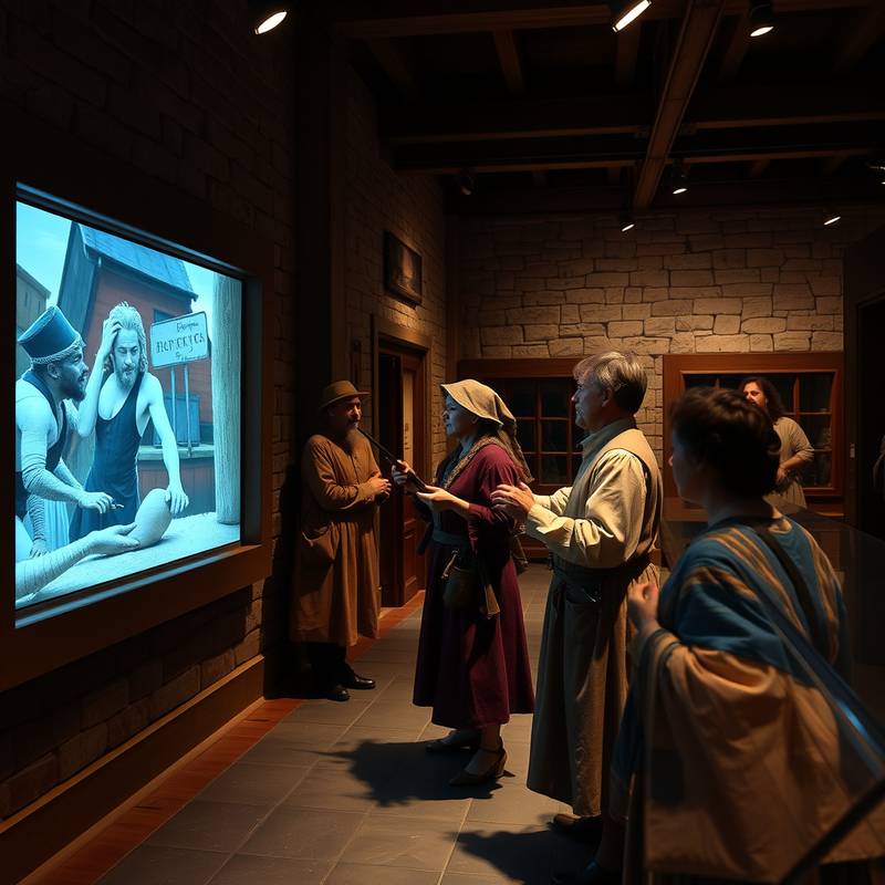 Interactive Museum Exhibit - Historical Reenactment